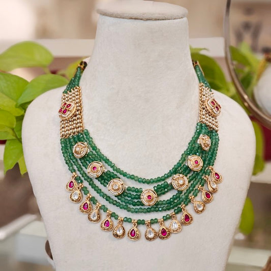 Mishthi Antique Kundan Polki Set