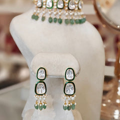 Aanah Kundan Polki Choker Set
