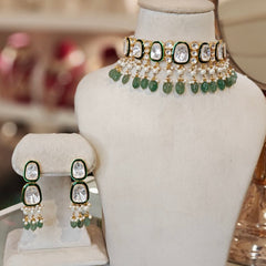 Aanah Kundan Polki Choker Set
