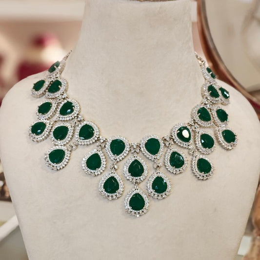 Caila Green Necklace set
