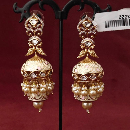 Maria Enameled Jhumki