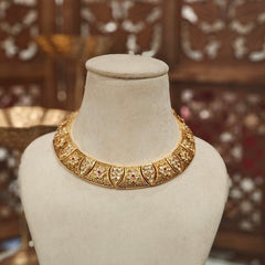 Raveena antique hansali set