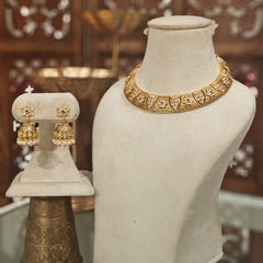 Raveena antique hansali set