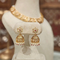 Raveena antique hansali set