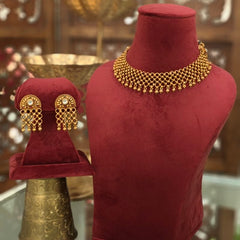 Ragini antique gold plated set