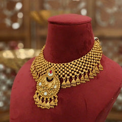 Pratima Antique gold plated set