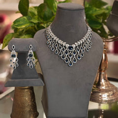 Emila Royla blue Necklace Set