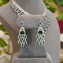 Emila Emerald Green Necklace Set