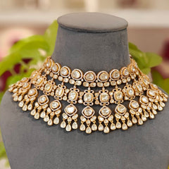 Aatulyaa Moissanite bridal necklace set