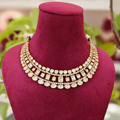 Adiva Moissanite bridal necklace set