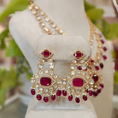 Aamairaa Moissanite necklace set