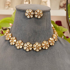 Brinda Moissanite neckline set