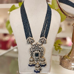 Aadesh Polki Neckline Set