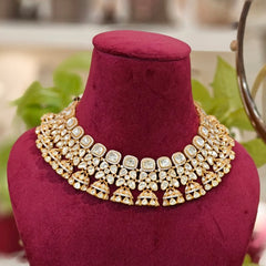 Almeera Moissanite bridal necklace set