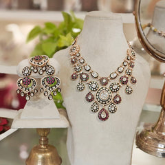 Raasa Polki Pendent Set