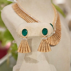 Chailet Polki Neckline Set