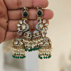 Varsha polki jhumkas