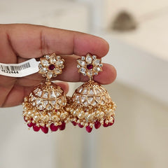 Manikya polki jhumka