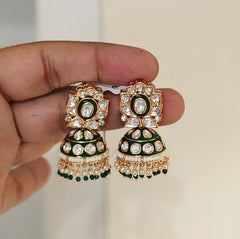 Kiran Polki Jhumka
