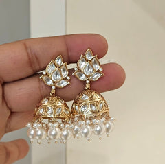 Pankhuri polki jhumka