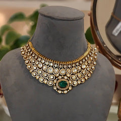 Anvi Polki Neckline set