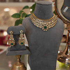 Anvi Polki Neckline set