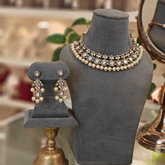 Ritika Polki Neckline set