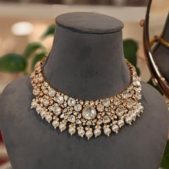 Tarika Polki Neckline set