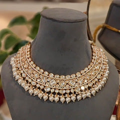 Aalekhaa Polki Neckline set