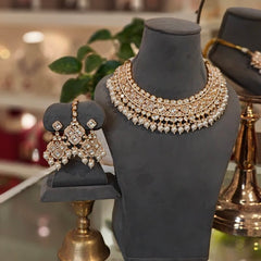 Aalekhaa Polki Neckline set