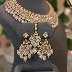 Aalekhaa Polki Neckline set