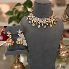 Aditi Polki Neckline set