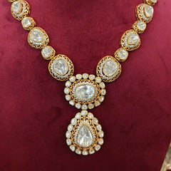 Sarangi Polki Neckline set