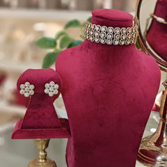 Anveet Polki Neckline set