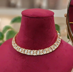 Bella Polki Neckline set