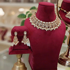 Ahana Polki Neckline set