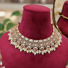 Ahana Polki Neckline set