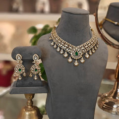 Veera Polki Neckline set