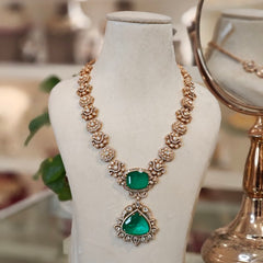 Aradhya Polki long set