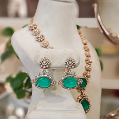 Aradhya Polki long set