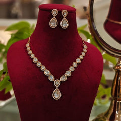 Nawaz Polki Pendent Set