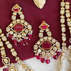 Aamairaa Moissanite necklace set