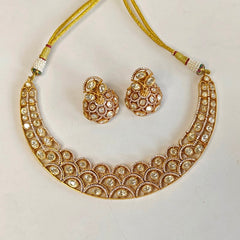 Aarun Moissanite necklace set