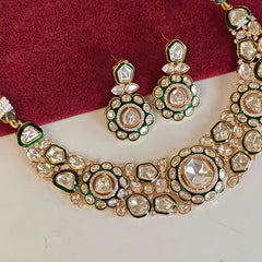 Rivayat Polki Neckline Set