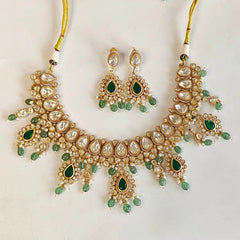 Alankar Moissanite bridal necklace set