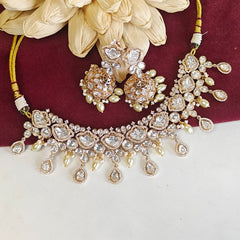 Aditi Polki Neckline set