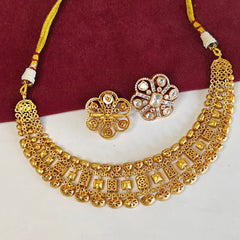 Adiva Moissanite bridal necklace set