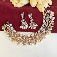 Ahana Polki Neckline set