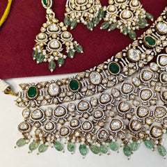 Aarvi moissanite choker set