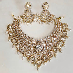 Aarohi Polki Neckline Set